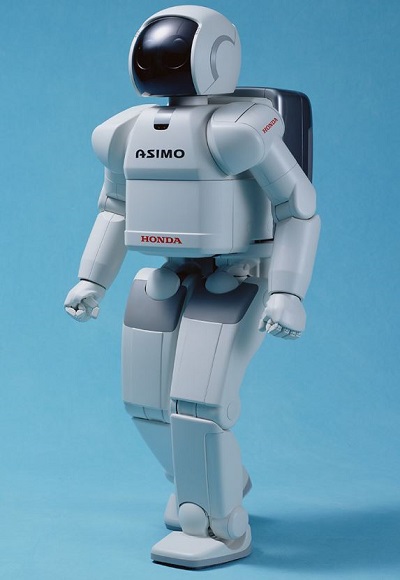 press release photo of 2001 variant of Asimo