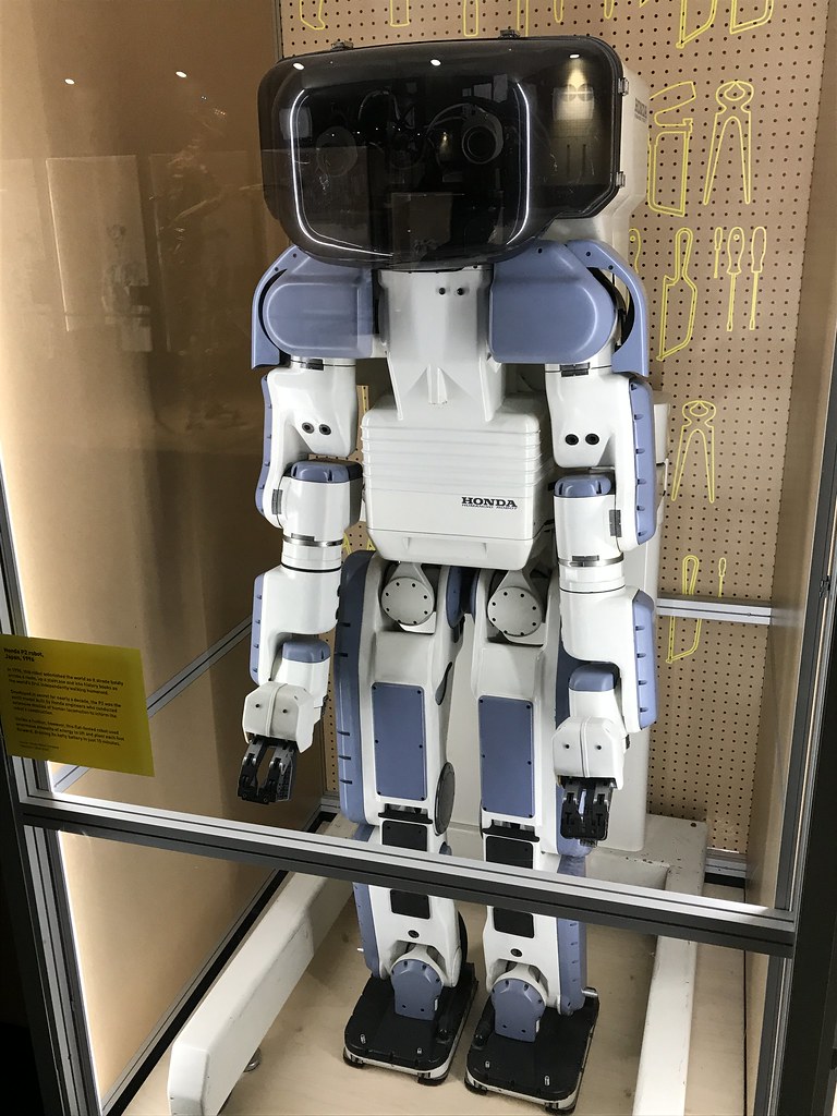 P2 robot on display at The Science Museum in London