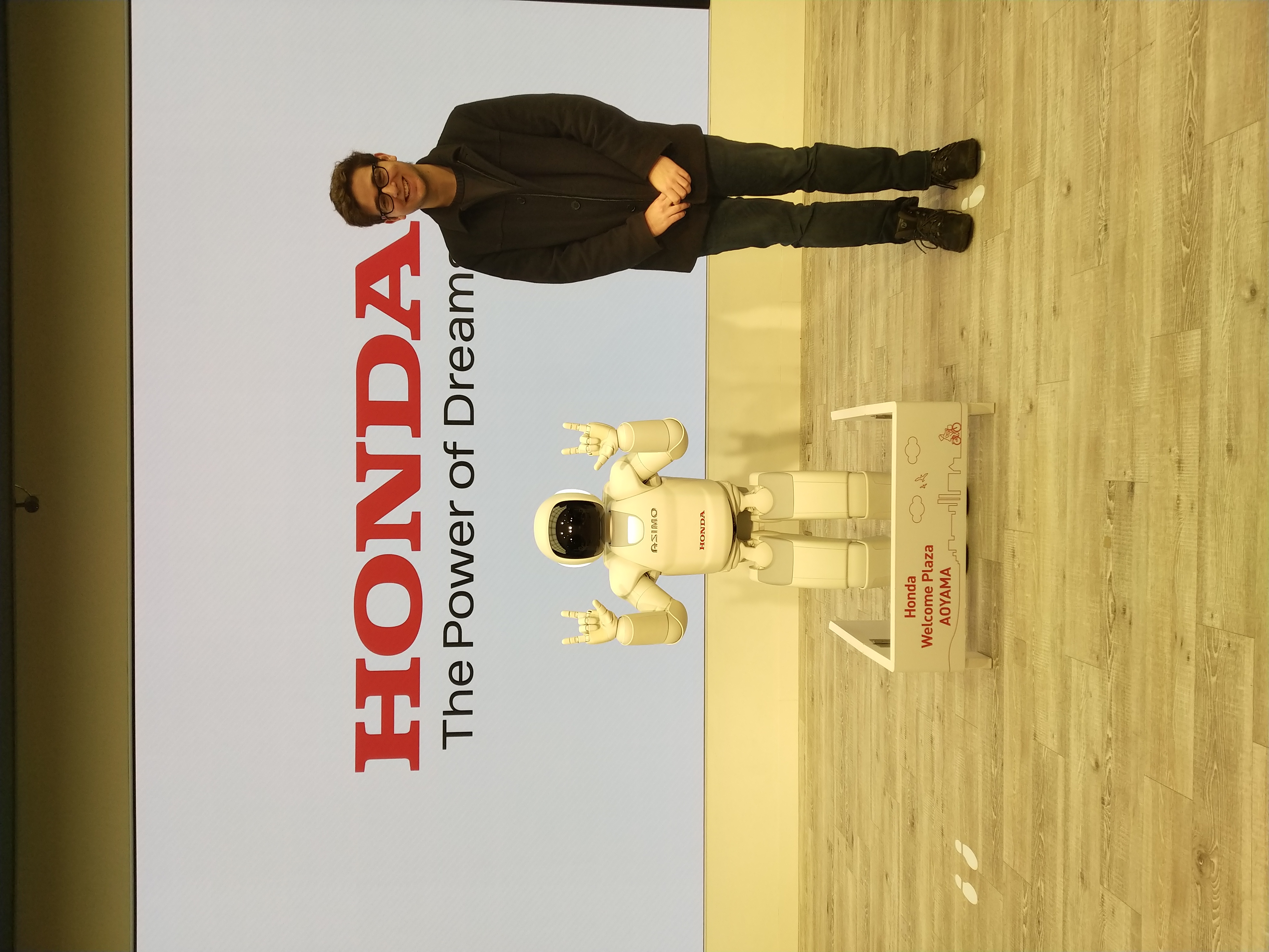 a photo of me with Asimo